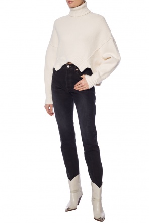 Asymmetrical knit turtleneck sweater, zdjęcie 2 Asymmetrical knit turtleneck sweater od Golden Goose